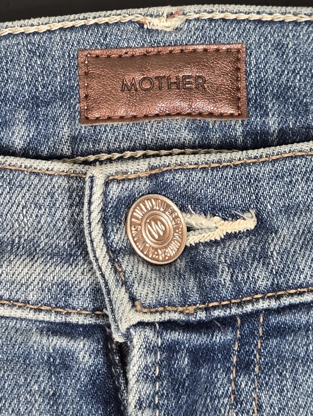 MOTHER The Insider Ankle Crop Jean Size 29 Mid-rise Straight Fit - Picture 10 of 16